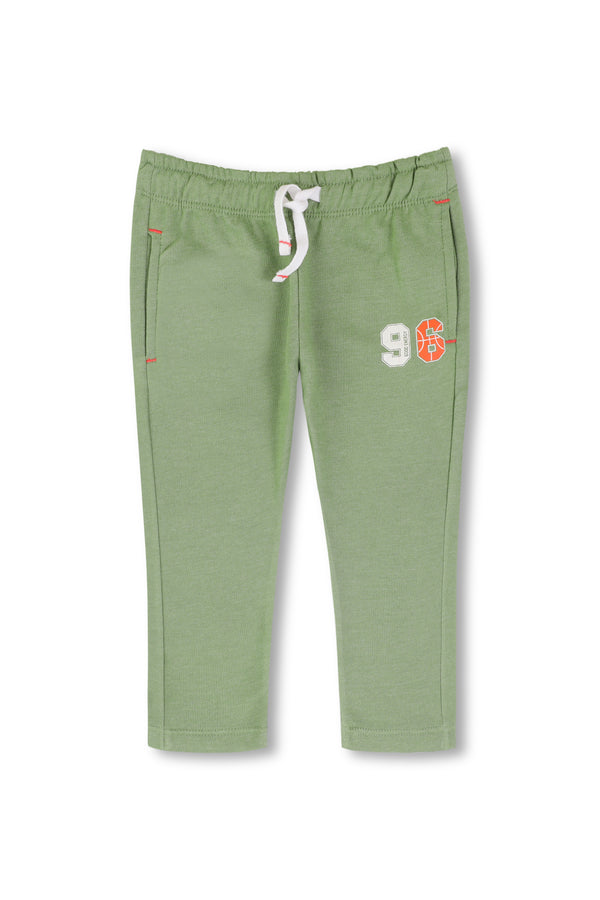 Boys Green Fleece Trousers