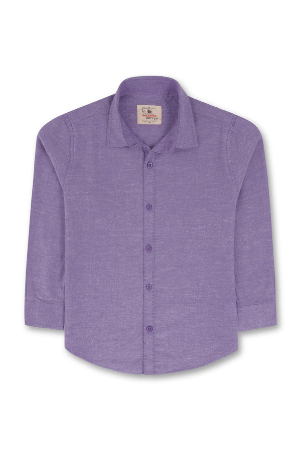 Boys Purple Chambrey Shirt