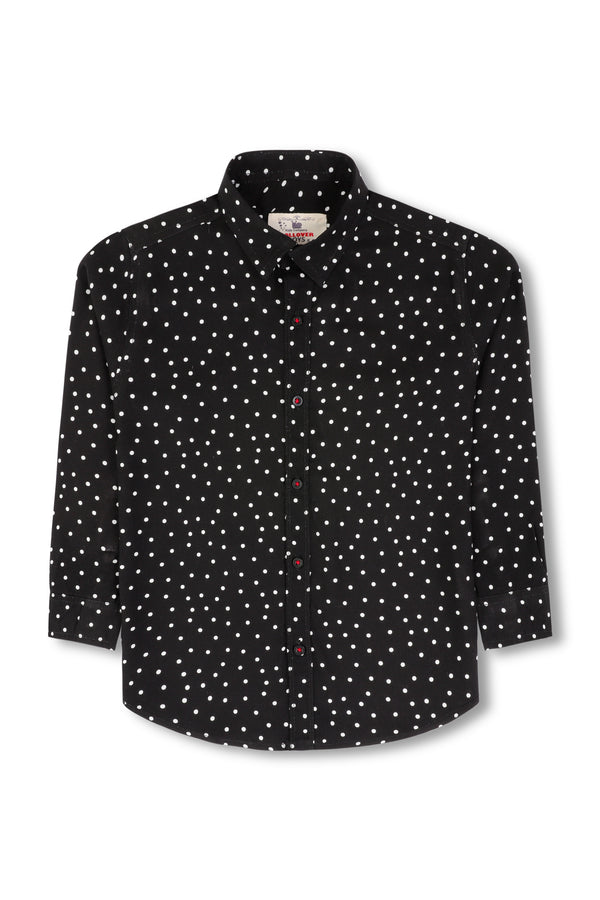 Boys Black Casual Shirt