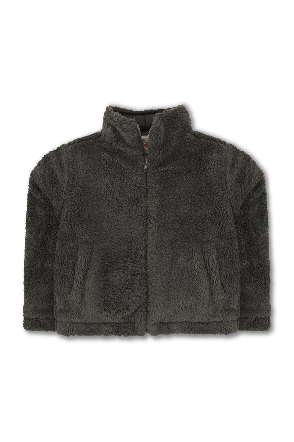 Boys Chocolate Zip-up Fleece Jacket