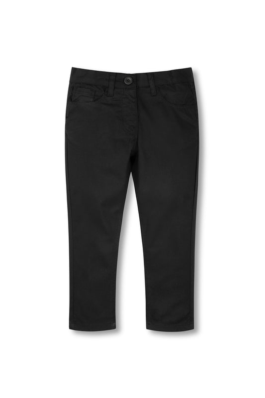 Girls Black Twill Pants