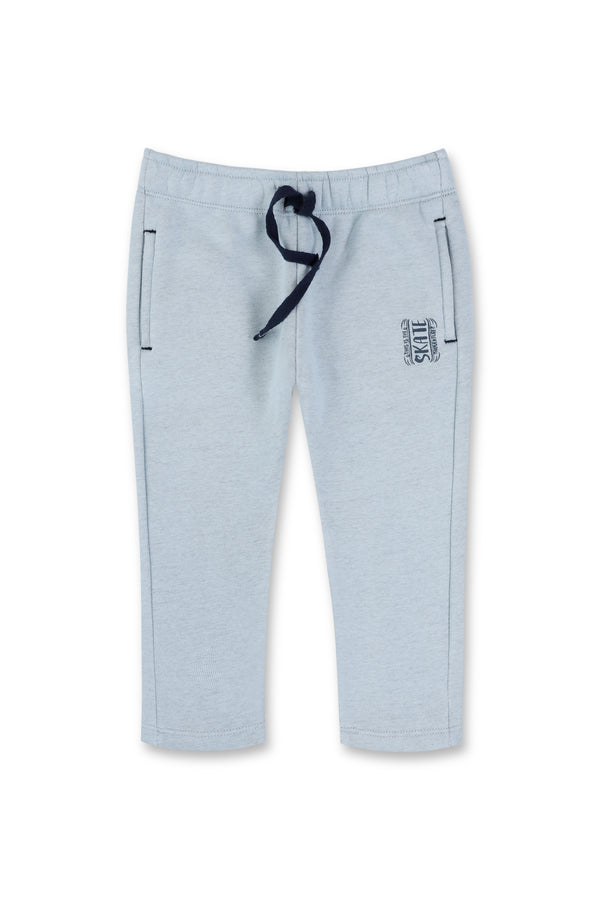 Boys Heather Grey Fleece Trousers