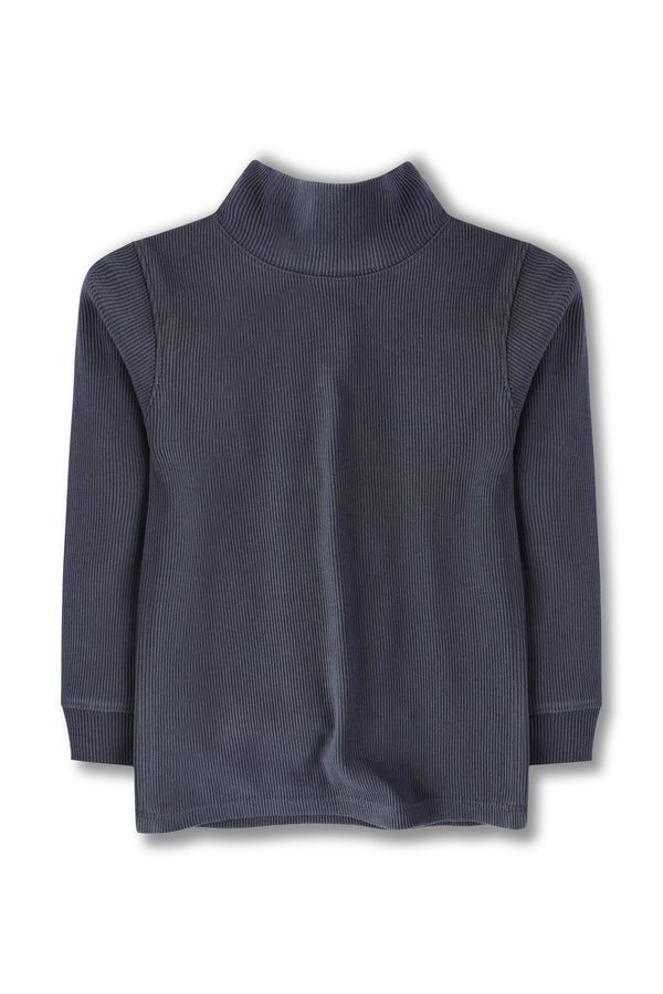 Boys Charcoal Grey Jumper Highneck