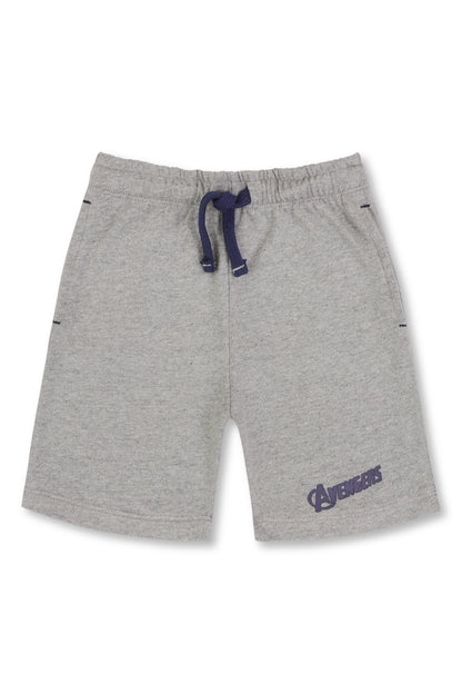 Boys Grey Avengers Shorts