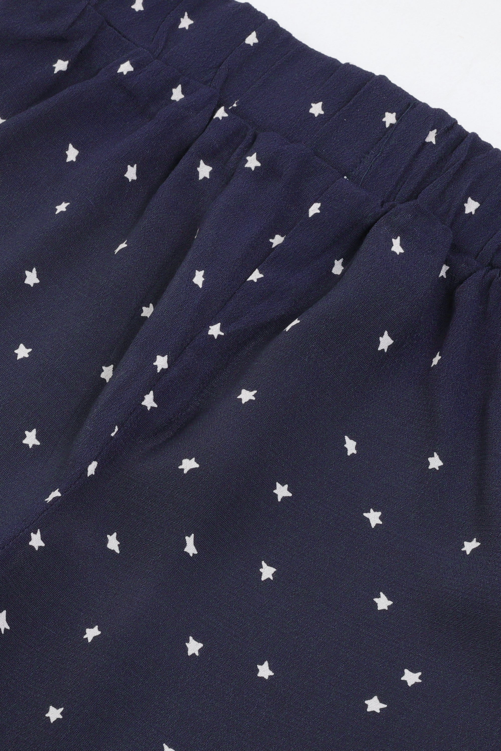 Navy Star Printed Culottes