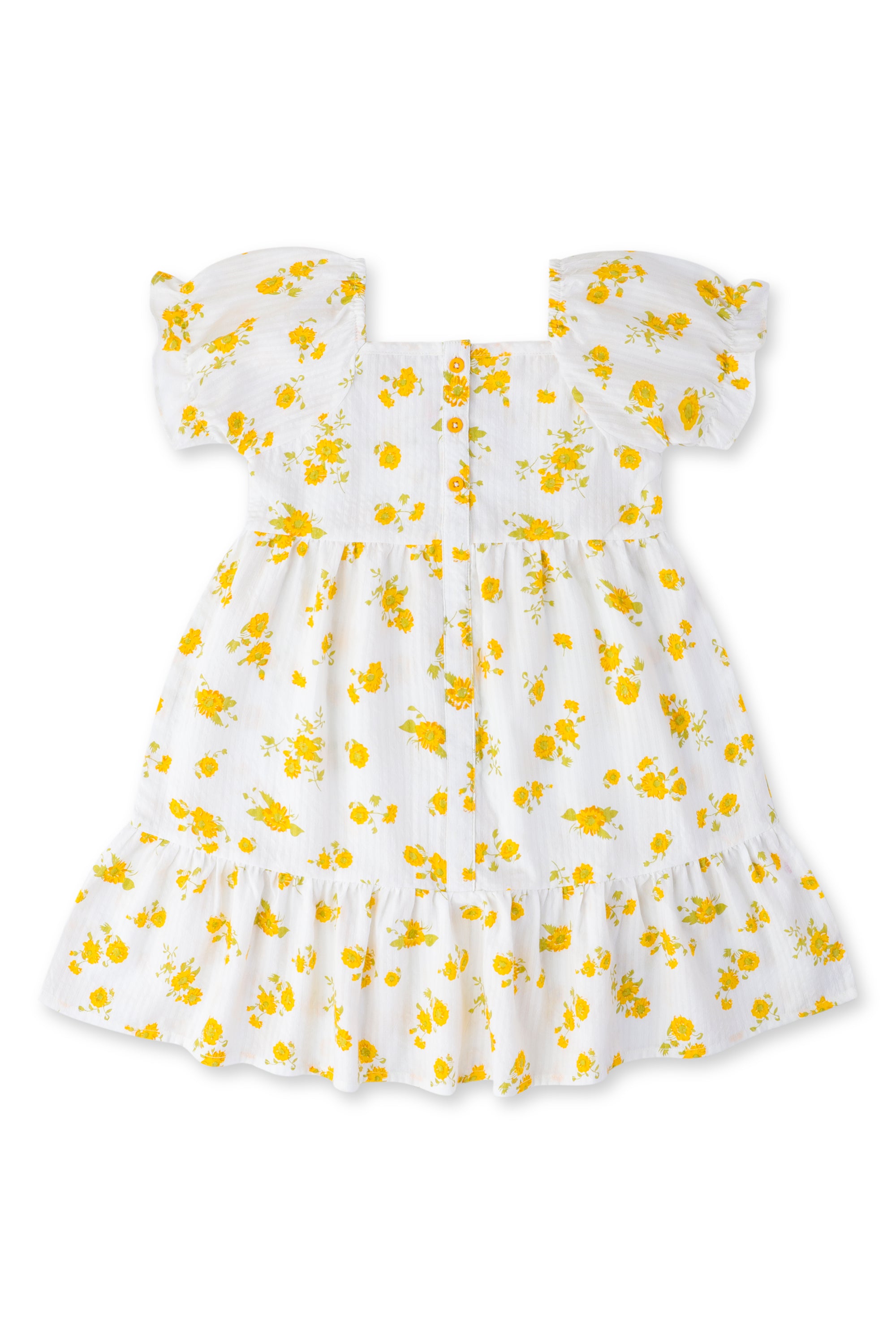 Yellow Floral Charm Dress