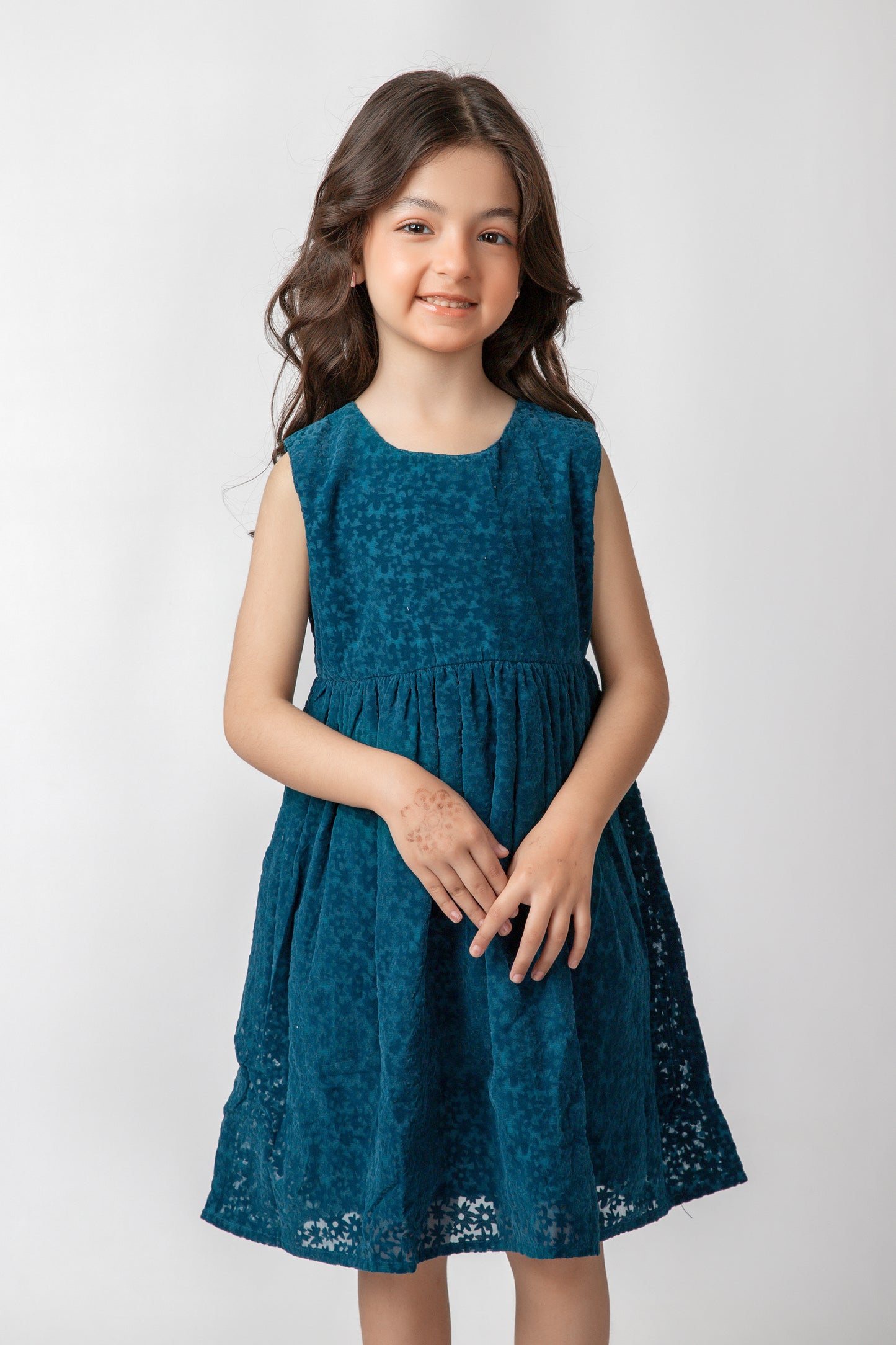 Enchanted Teal Velvet Dress