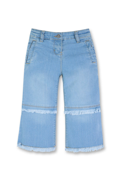 Blue Girls Denim Pant