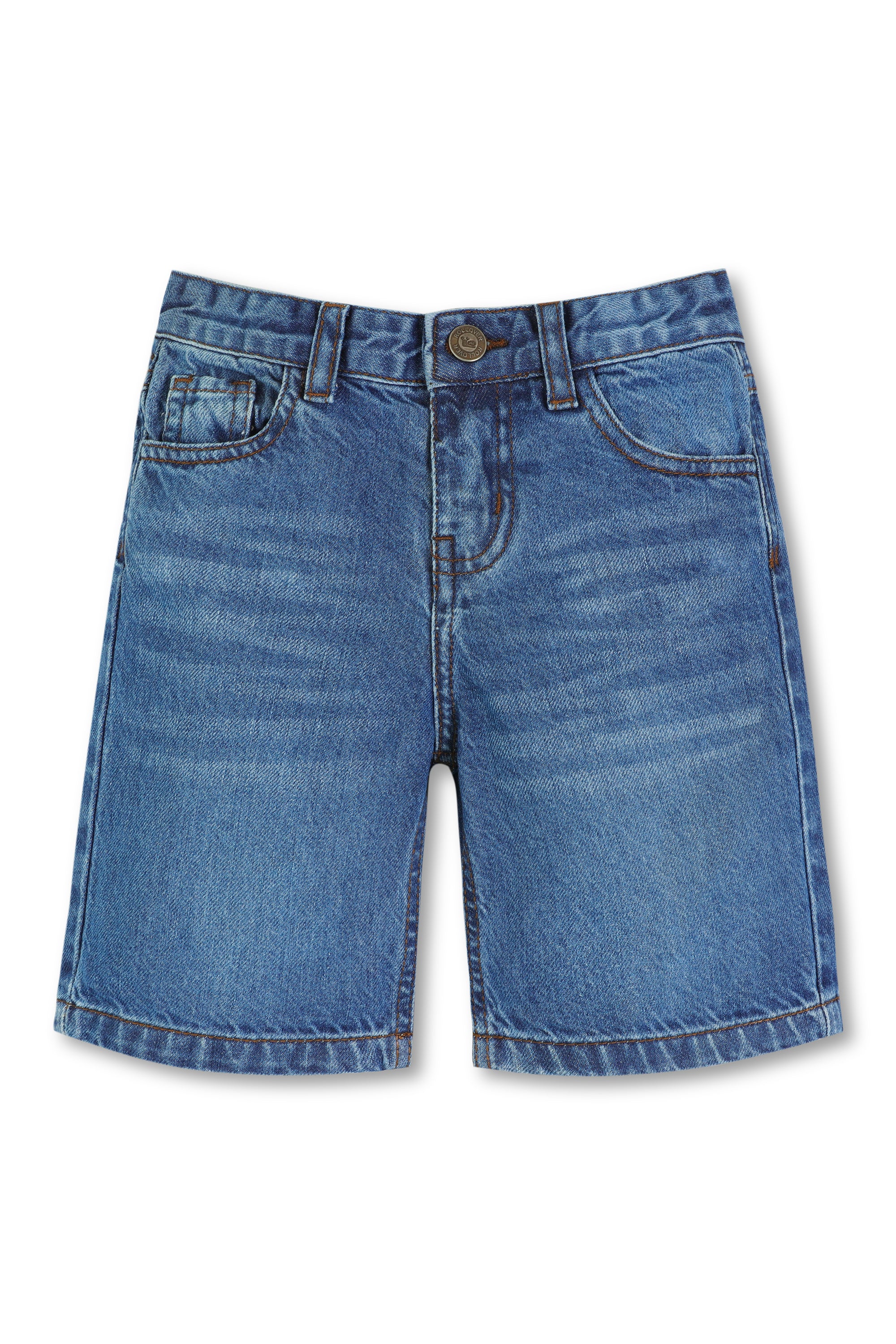 Classic Five-Pocket Denim Shorts