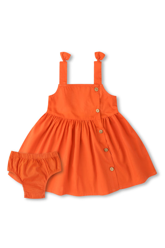 Fun Bow Cotton Dress