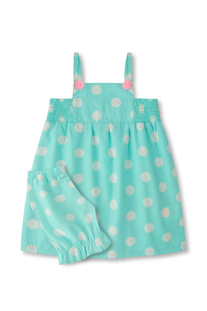 Cotton Polka-Dot Dress