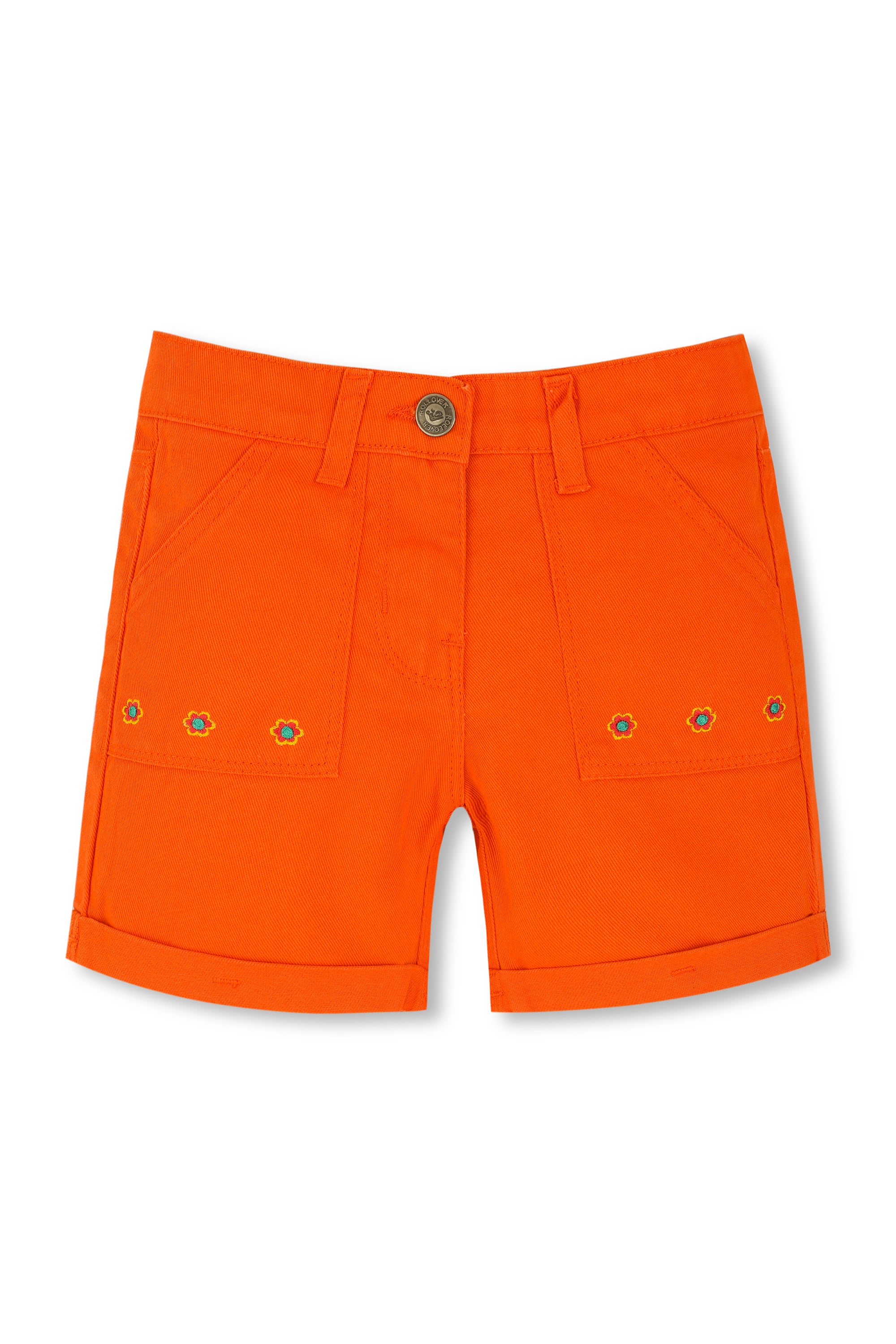Blooming Orange Shorts