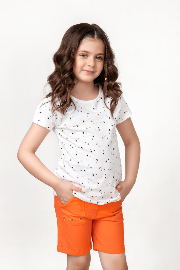 Little Girl Shorts Rollover Kids Company