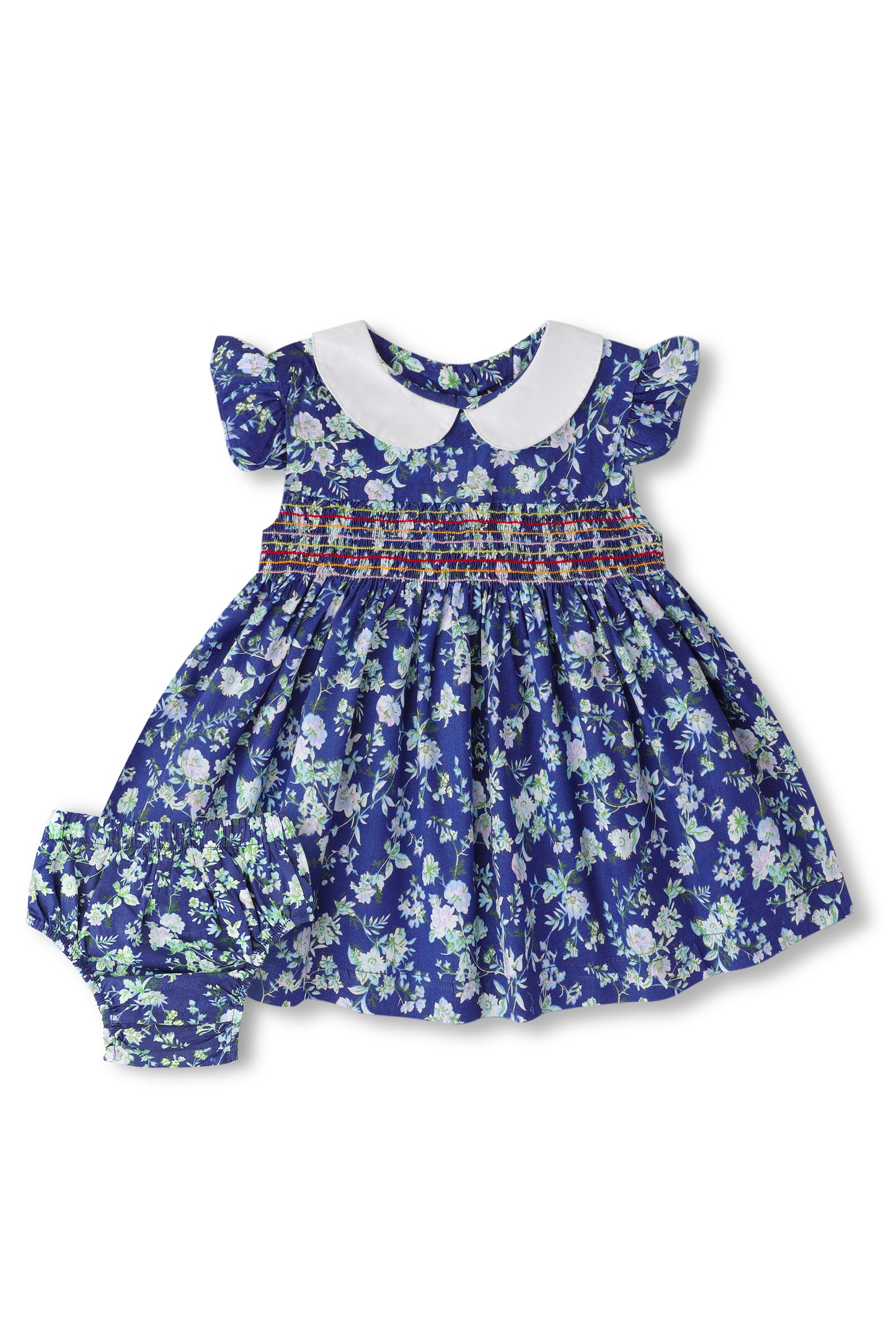 Floral Smocked Cotton Dress