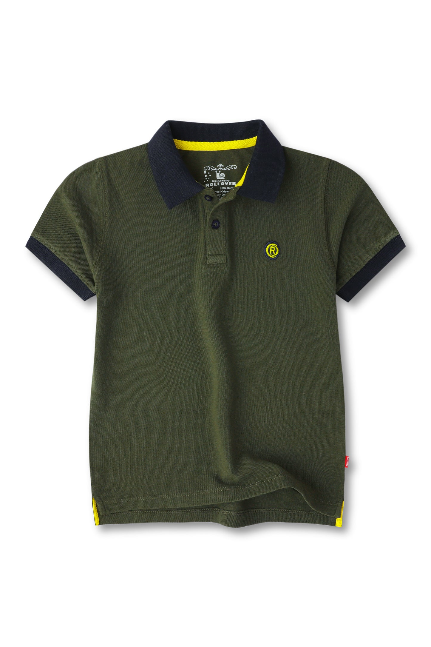 Olive Pique Polo