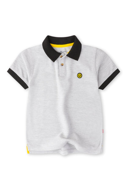 Boys Grey Signature Polo