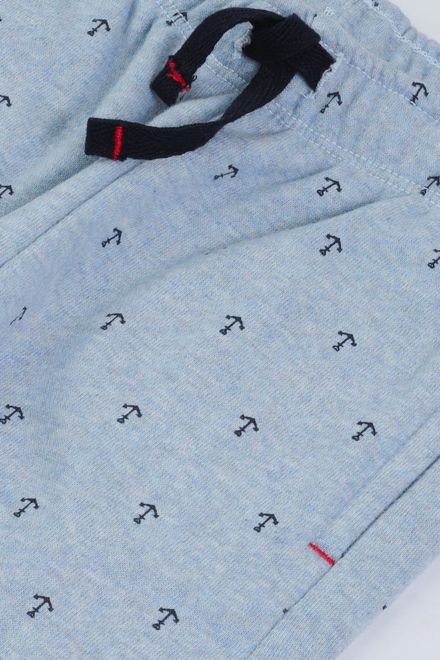 Anchor Print Grey Boys Trousers