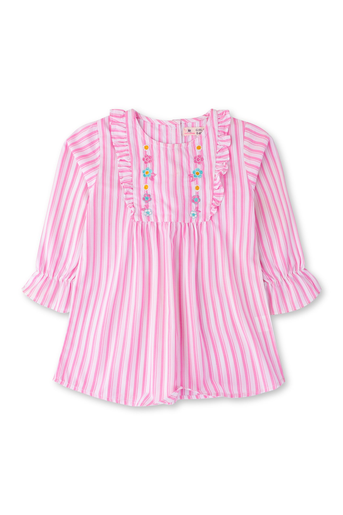 Pink Stripe Cotton Top