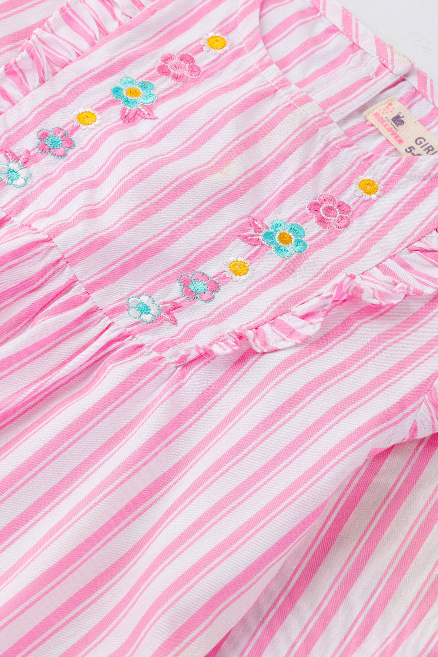 Pink Stripe Cotton Top