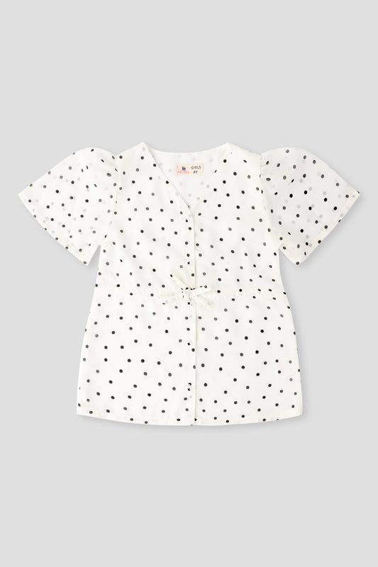 Chiffon Polka Dot Dress