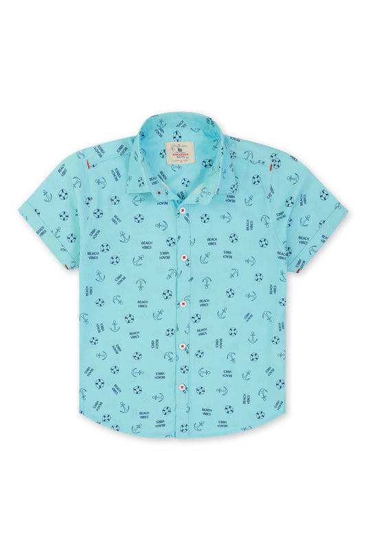 Beach Vibes Cotton Shirt