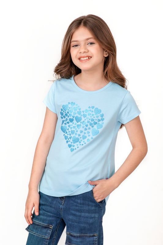 Glitter Heart Tee