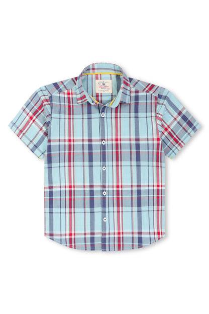 Sky Blue Check Shirt