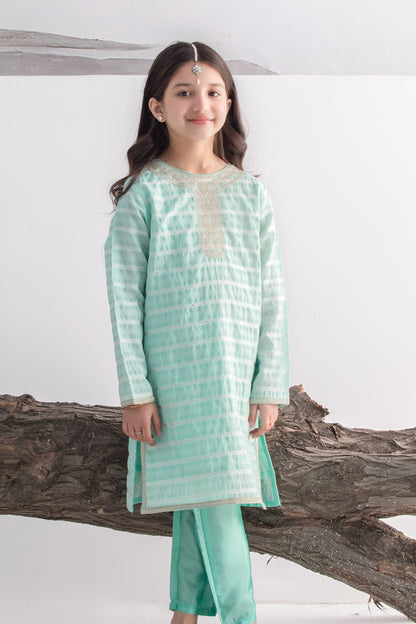 Aqua Sparkle Shalwar Kameez