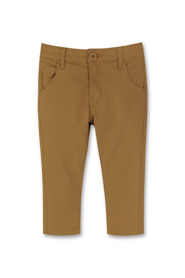 Boys Camel Twill Pant