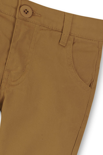 Boys Camel Twill Pant