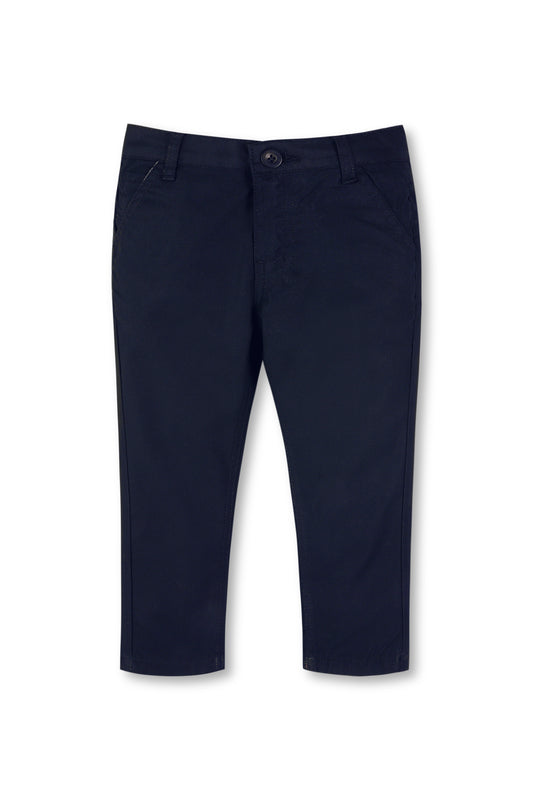 Boys Navy Twill Pant