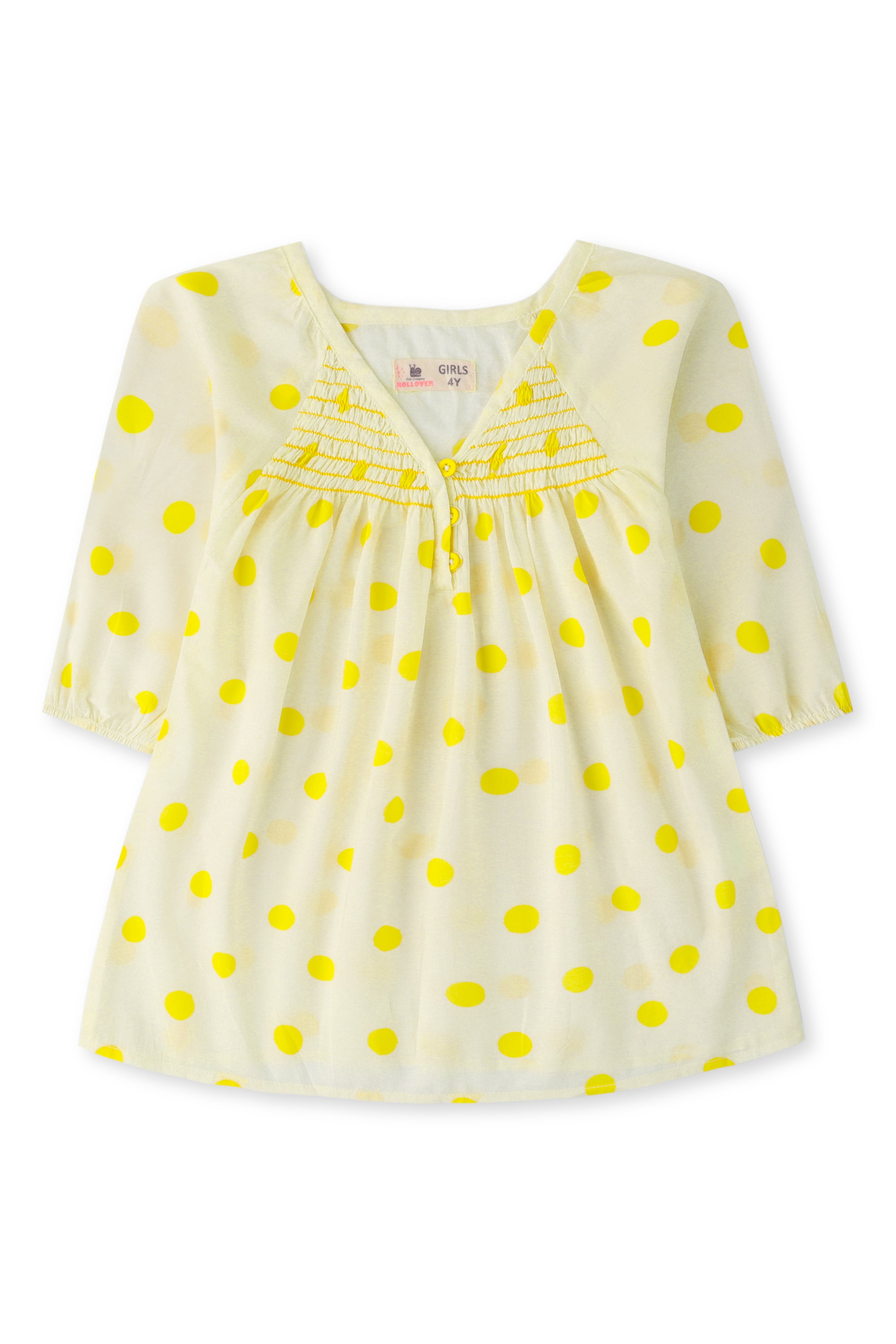 Cheerful Yellow Cotton Top