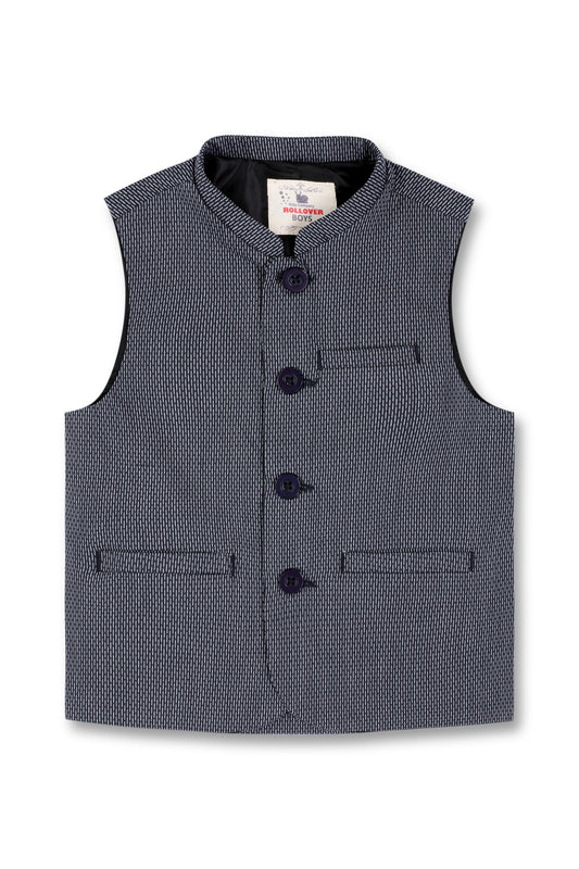 Boys Grey Waistcoat