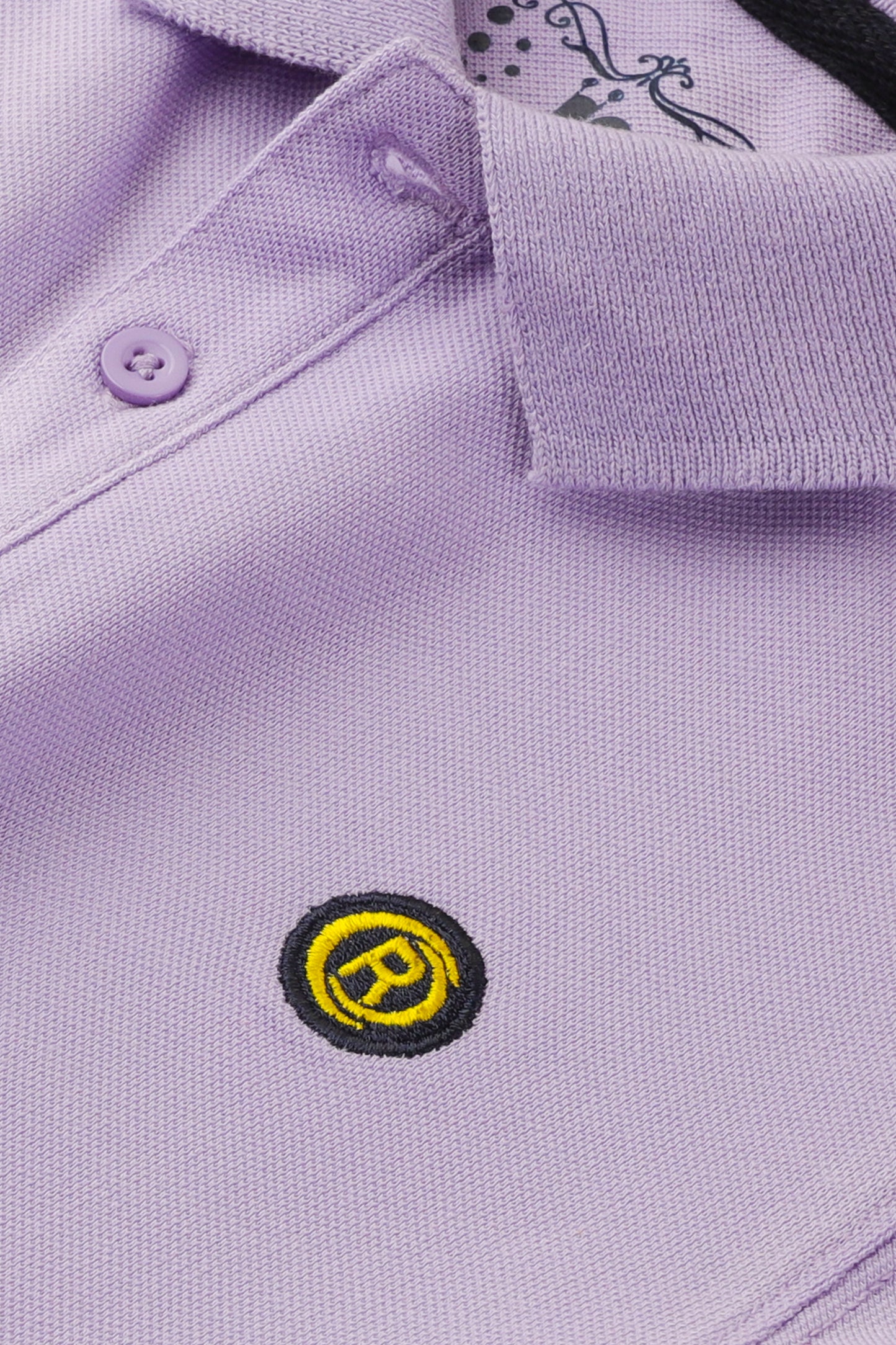 Purple Pique Polo