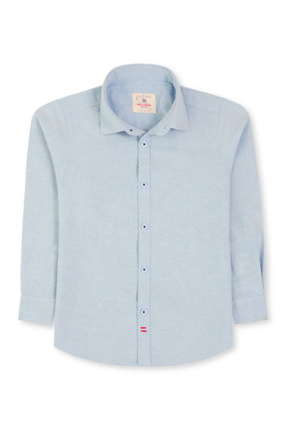 Light Blue Chambray Casual  Shirt