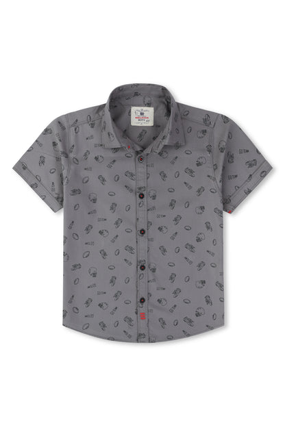 Grey 'Go Team' Shirt