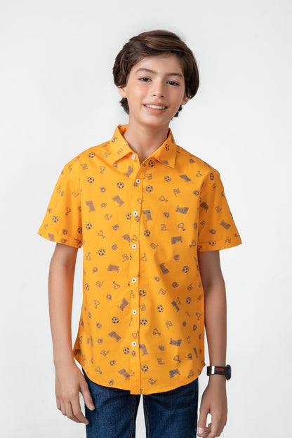 Mustard Champion Casual Shirt