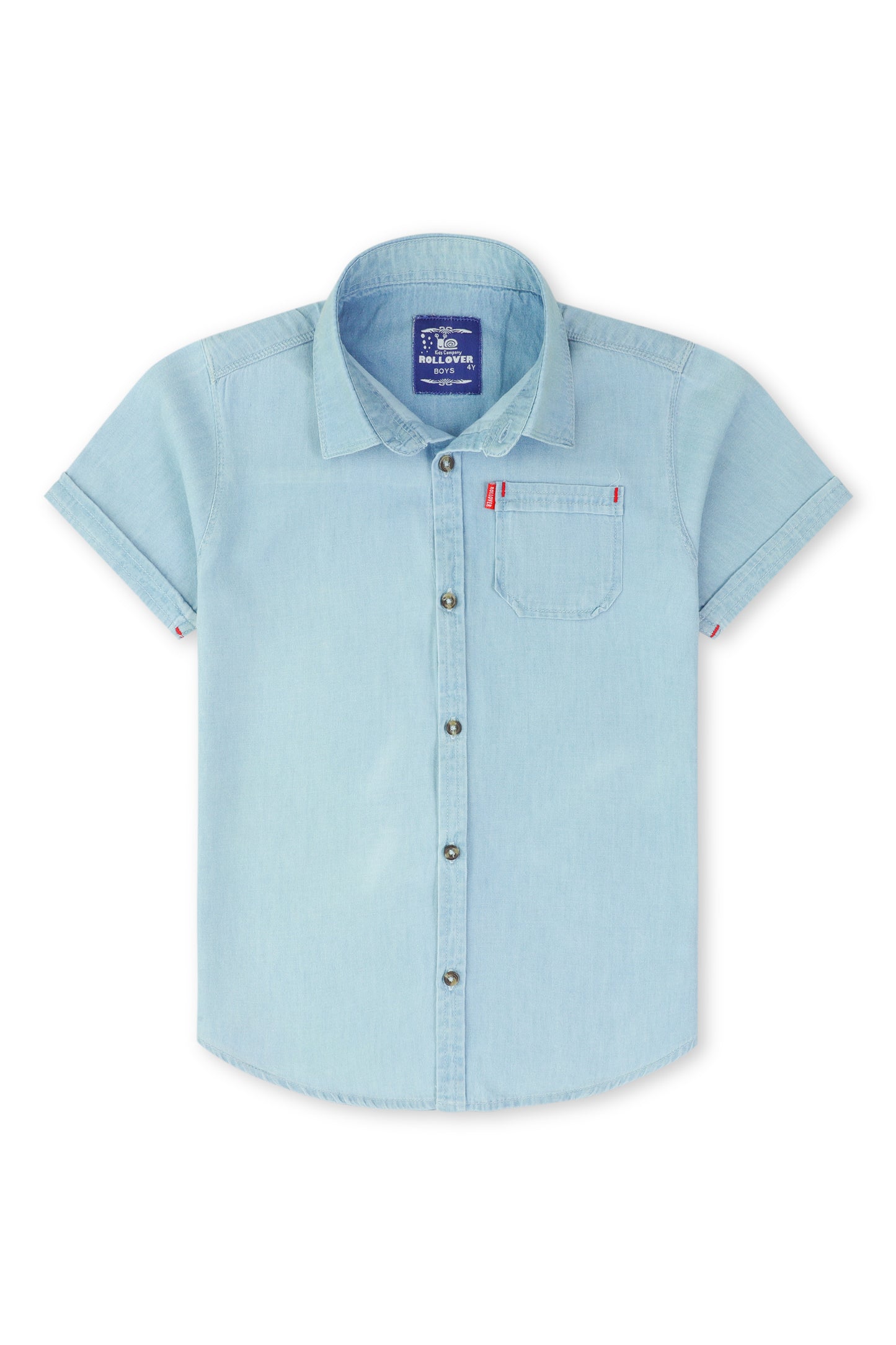 Light Blue Denim Casual Shirt