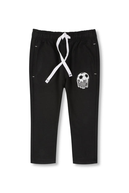 Black Goal Soccer Trousers