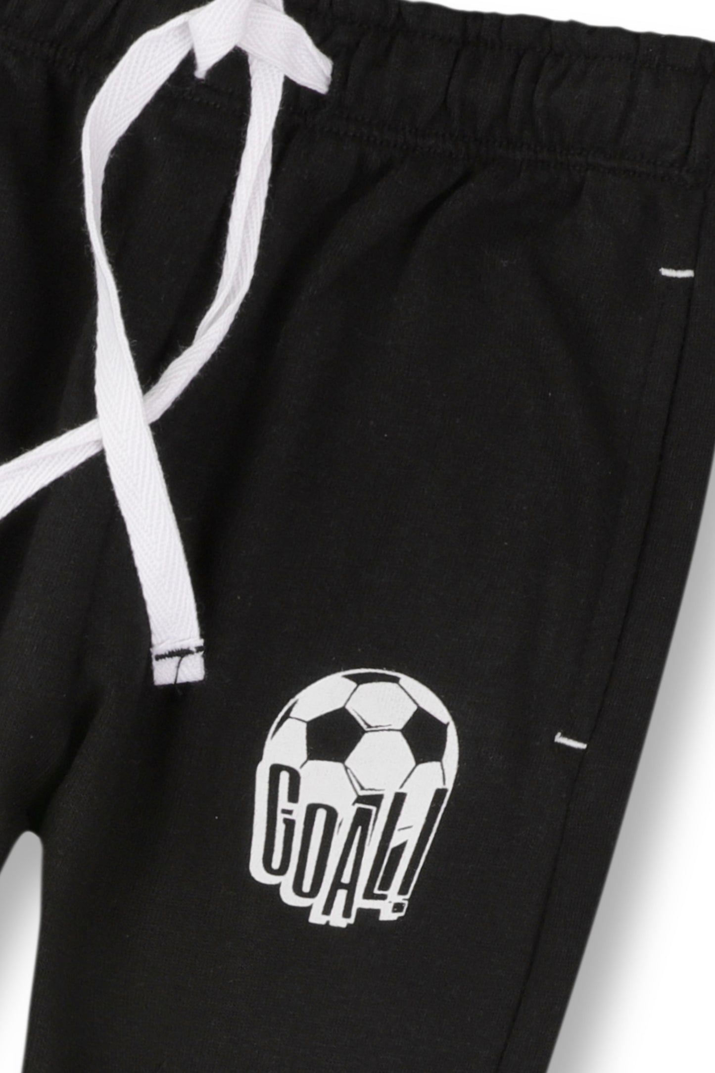 Black Goal Soccer Trousers