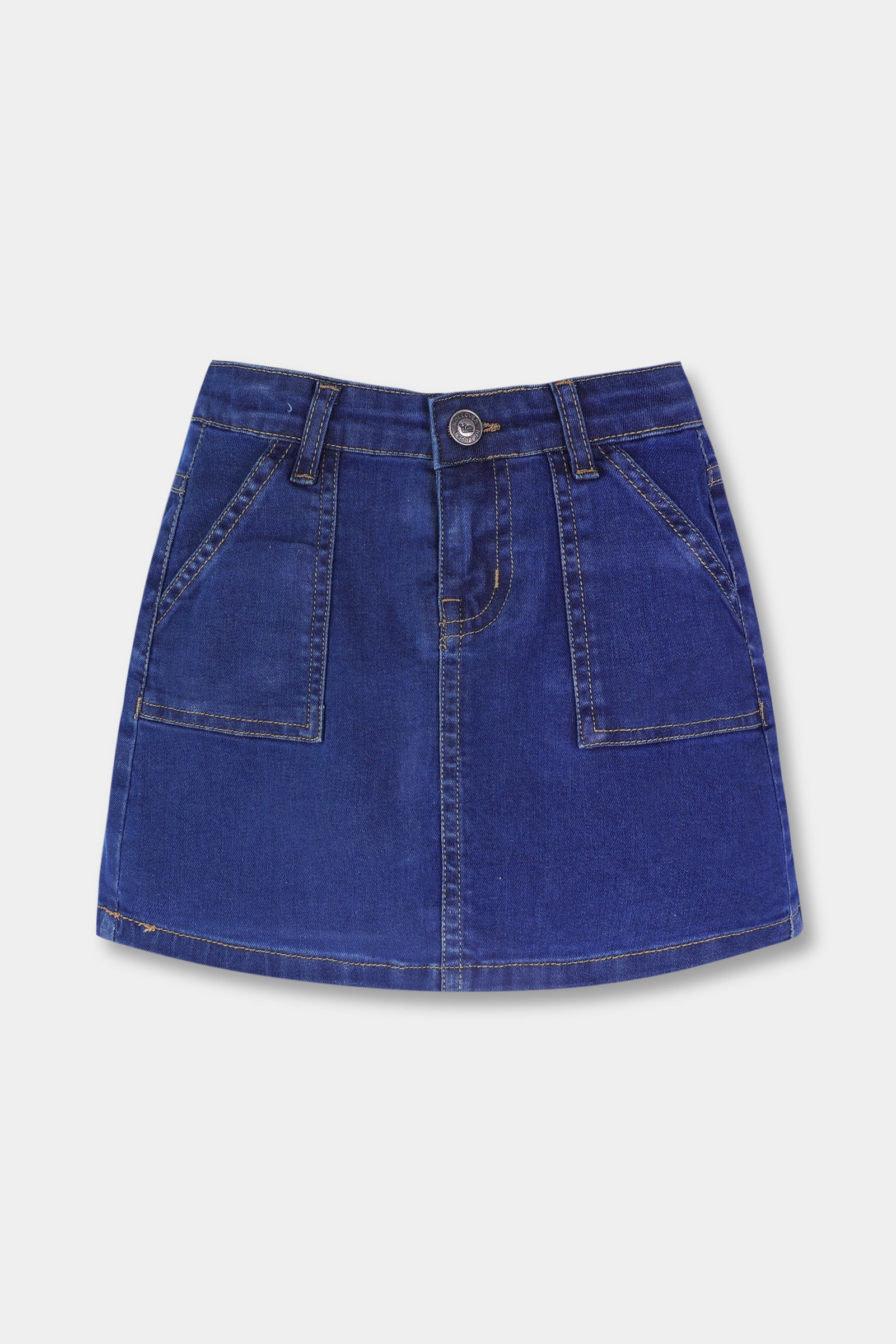 Indigo Denim Pocket Skirt