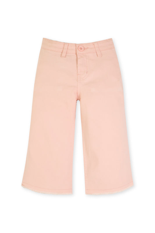 Girls Peach Twill Pant