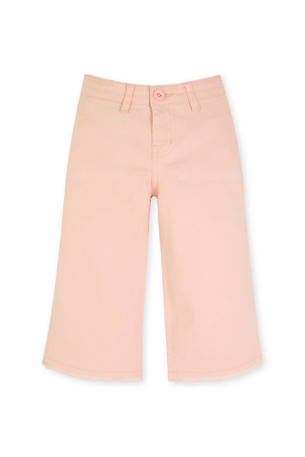 Girls Peach Twill Pant