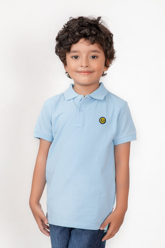 Boys Sky Blue Polo