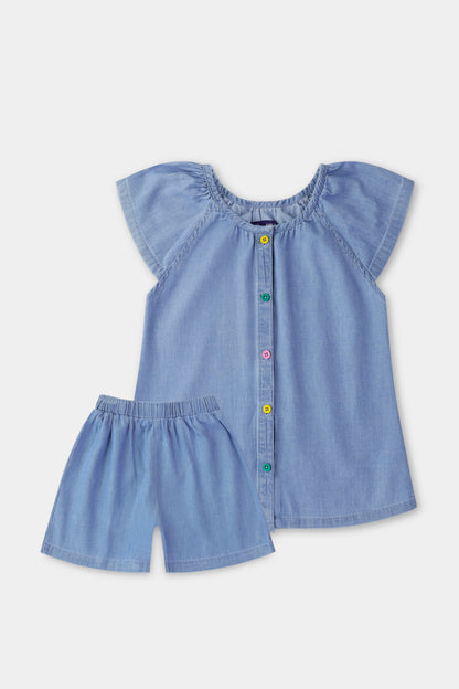 Girls' Sky Bloom Co-ord Set