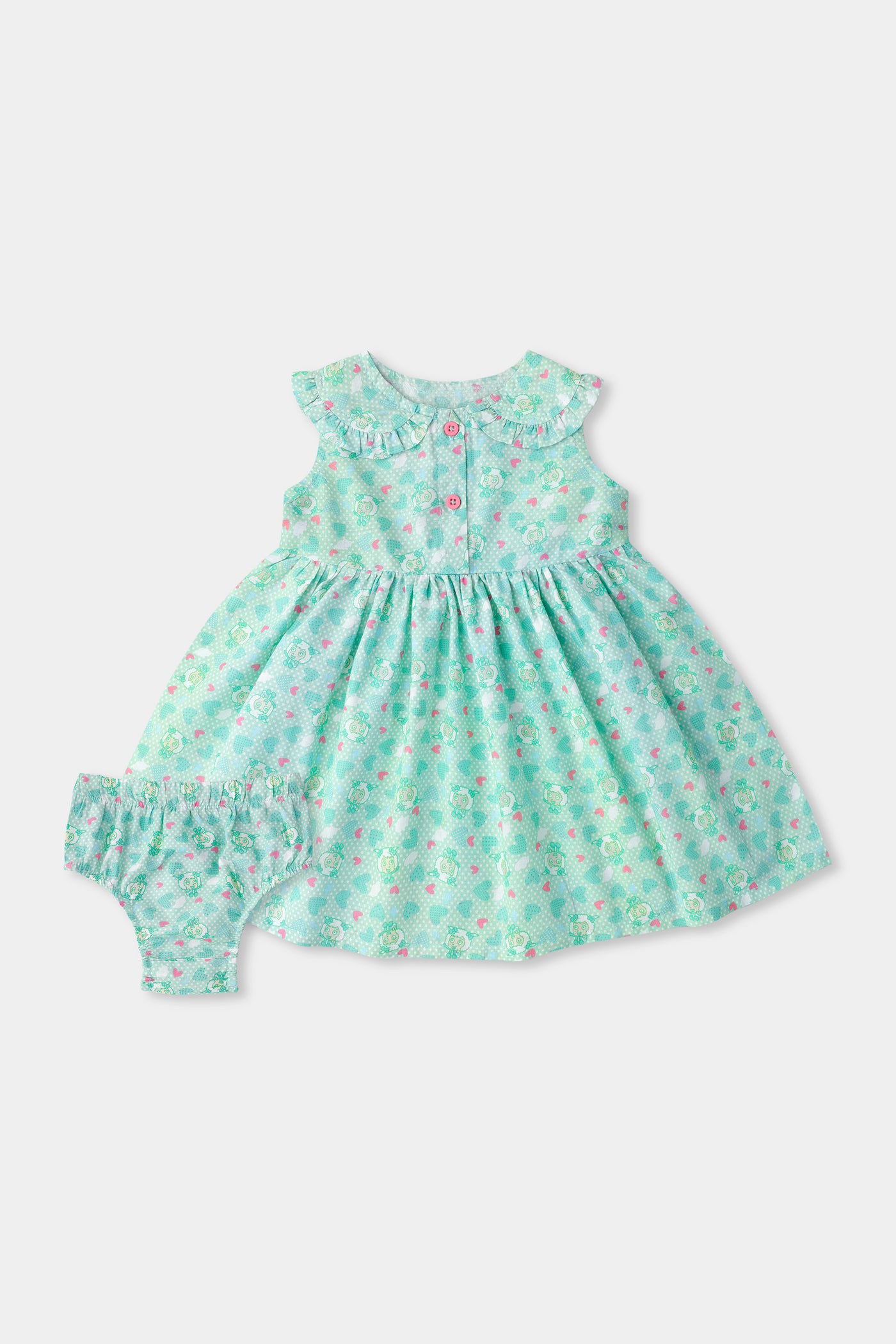 Green Printed Cotton Co-ord Set