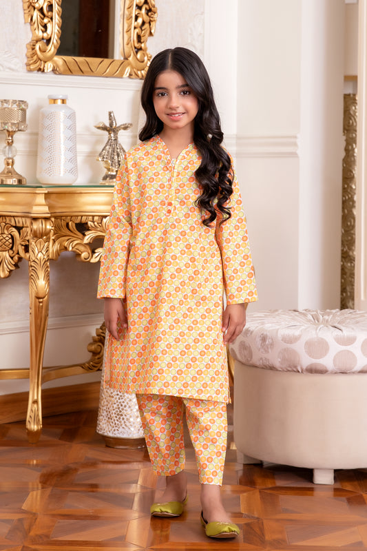 Lemon Burst Kurta Set