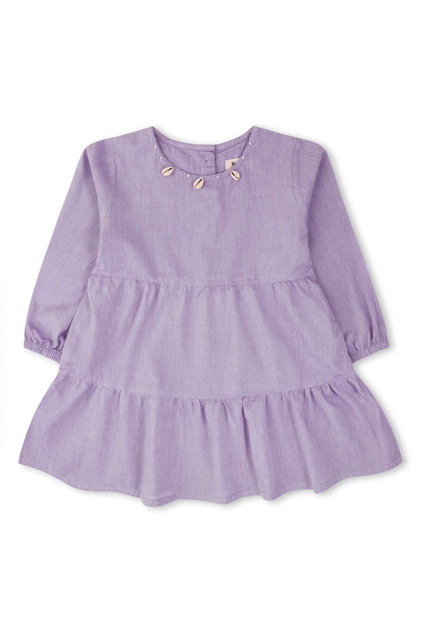 Lilac Cotton Girls Top