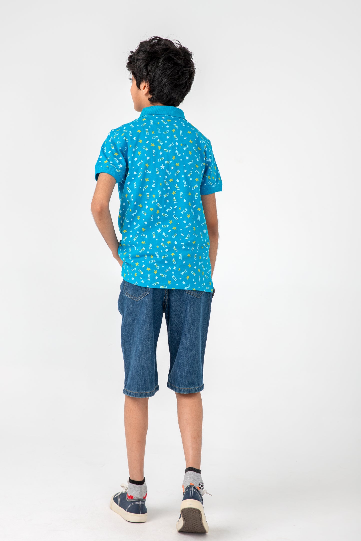 Rock Star Blue Polo