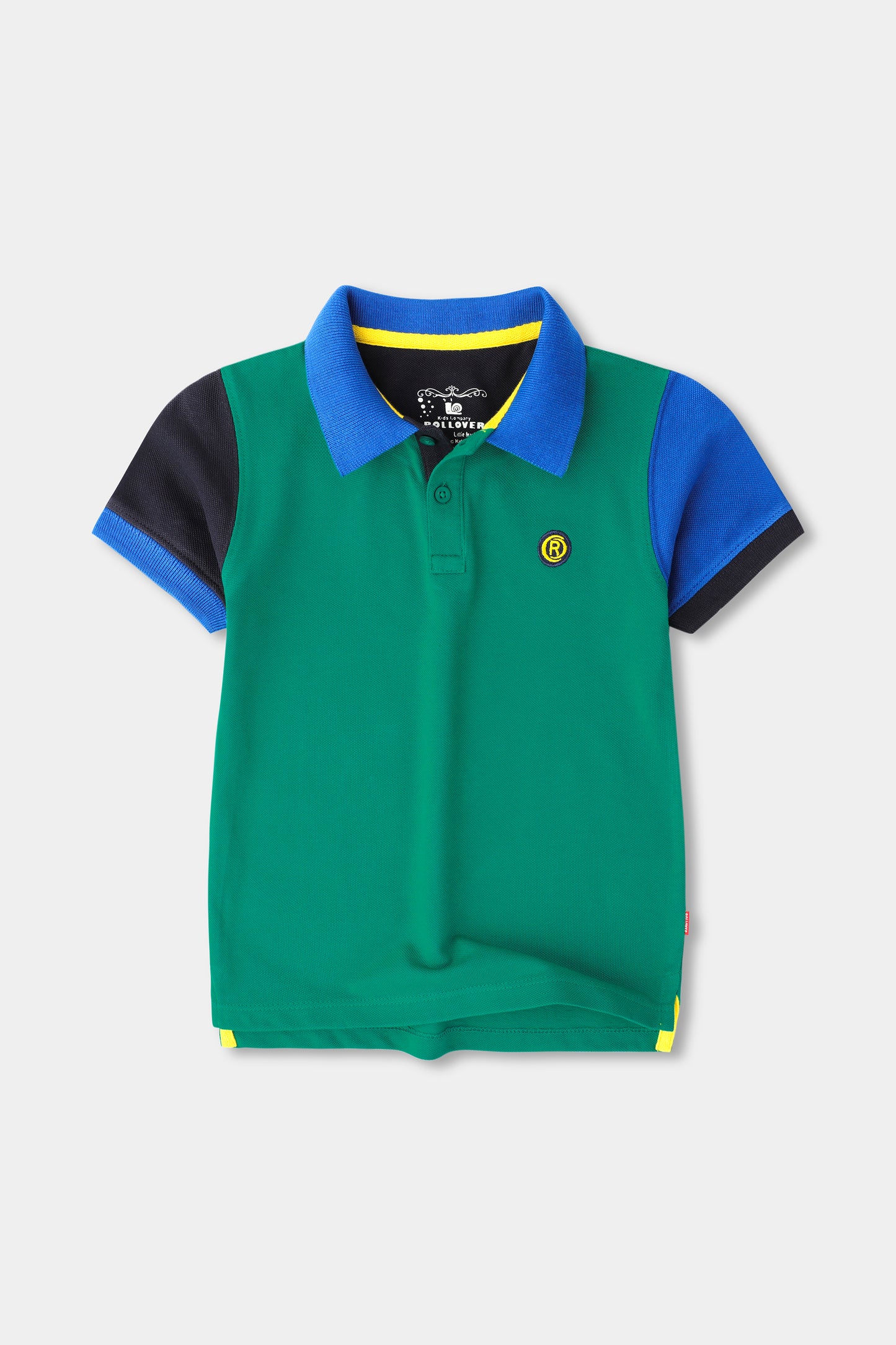 Boys Green Pique Polo